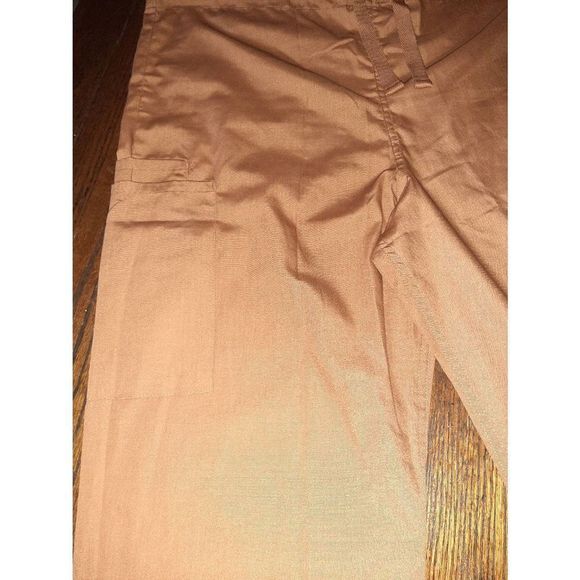 New Medium UA Honey Scrub Pants Bottoms Drawstring Waist Pockets - Picture 3 of 4